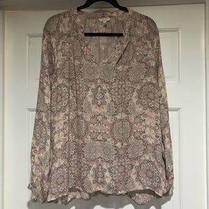 Lucky Brand blouse. Size Large